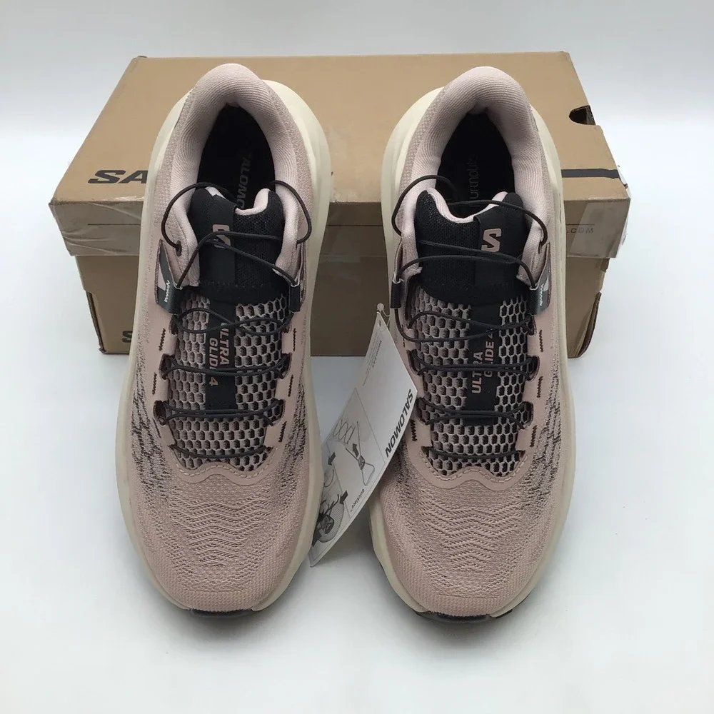 Salomon Ultra Glide 4 W Womens Trail Running Shoes Gray Tapioca Size 7 NEW